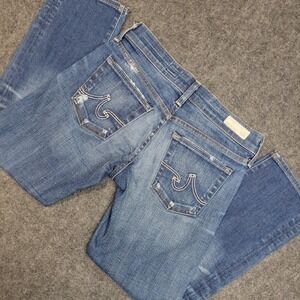 Adriano Goldschmied Jeans Womens 24 Blue Denim Y2k Piper Crop Slouchy Slim Crop